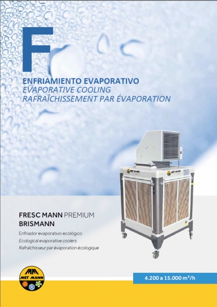 Industrial portable evaporative air cooler - FRESC MANN PREMIUM