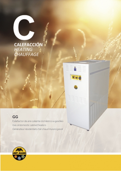 Calefacció domèstica d′aire calent a gasoil 18-28 kW - GG
