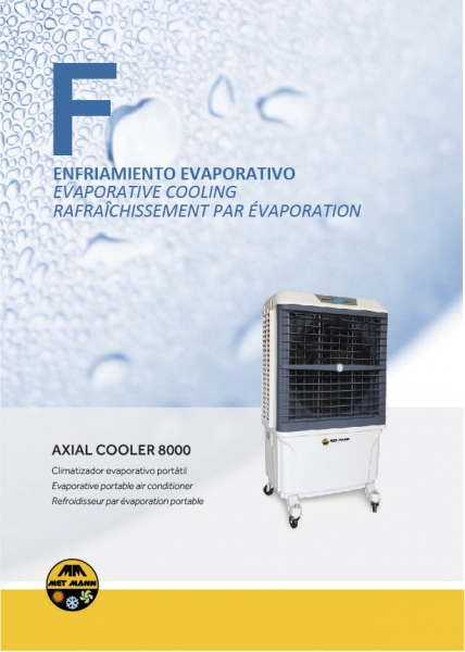 Climatizador evaporatiu porttil de 6.000 m3/h - AXIAL COOLER 8000