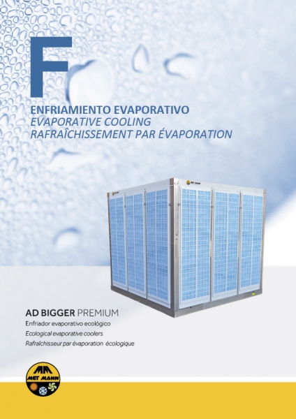 Industrial evaporative coolers from 46,922 to 60,644 m3/h - AD BIGGER PREMIUM