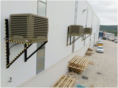 industrial air conditioning with evaporative coolers MET MANN
