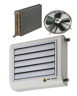 Ventilateur axial air chaud