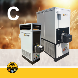 MM - Calefacción de aire caliente industrial de 43 a 500 kW