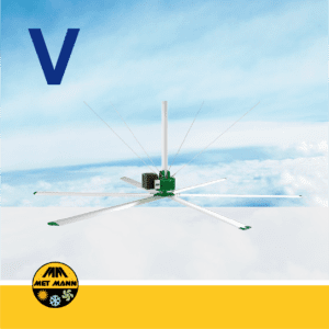 MEGA AXIAL MANN BRUSHLESS - Ventilador de techo de gran formato HVLS