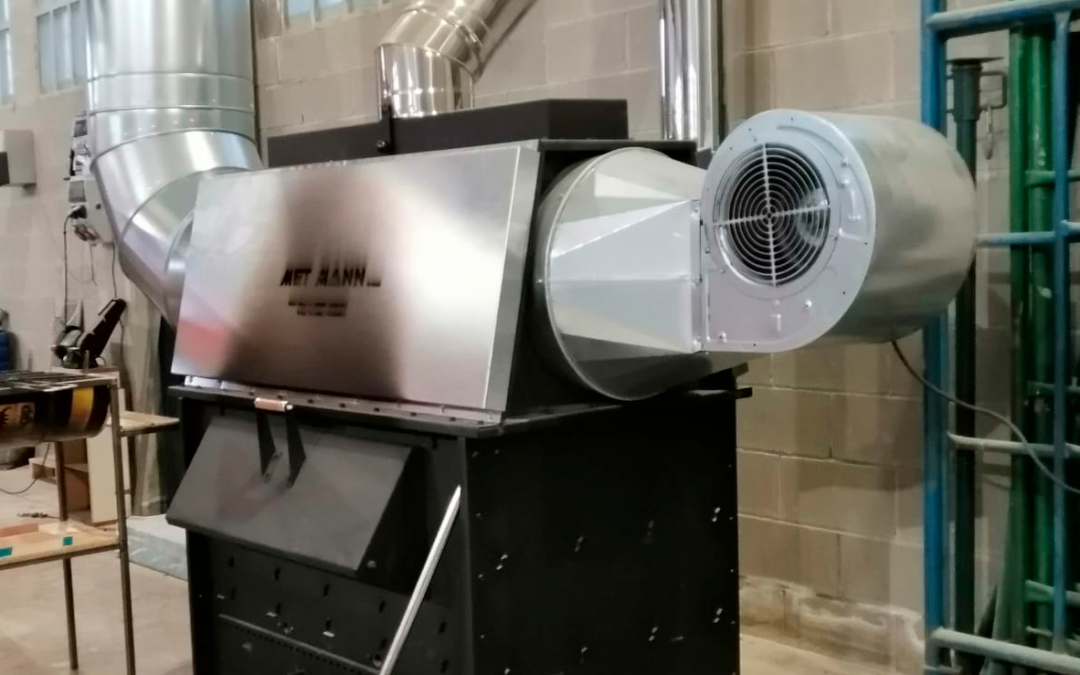 Calefacción Industrial a leña en Agro Comercios