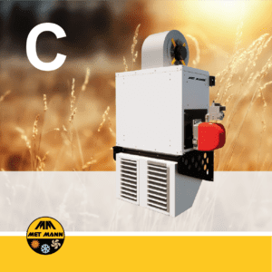 AGM MURAL - Riscaldamento industriale ad aria calda a parete