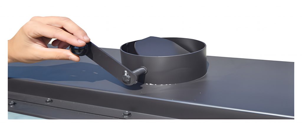 regulador de salida de humos estufa eco pol met mann