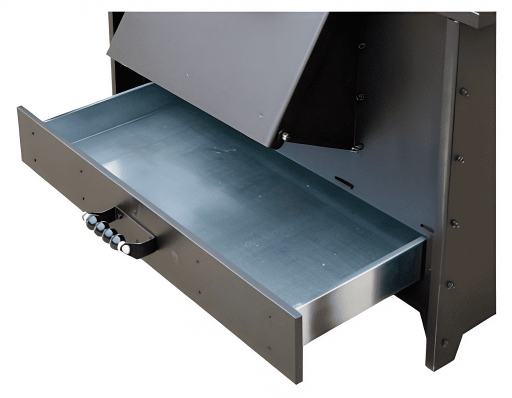 cajon de cenizas estufa eco pol met mann