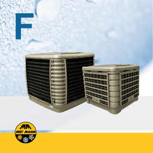 ECO COOLER - Climatizzatori evaporativi con ventilatore assiale da 10.080 m3/h a 19.080 m3/h per rinfrescare e rinnovare l'aria in locali industriali o commerciali.